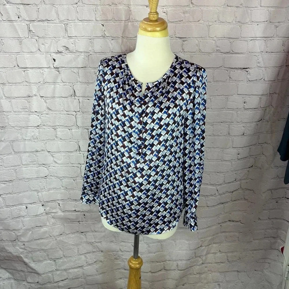 Talbots petites Blouse size medium preppy office business attire - Picture 1 of 8